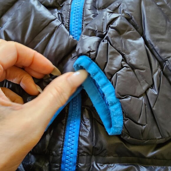 Cat & Jack Boys Black light Puffer Jacket Coat L 12/14 - Picture 7 of 13